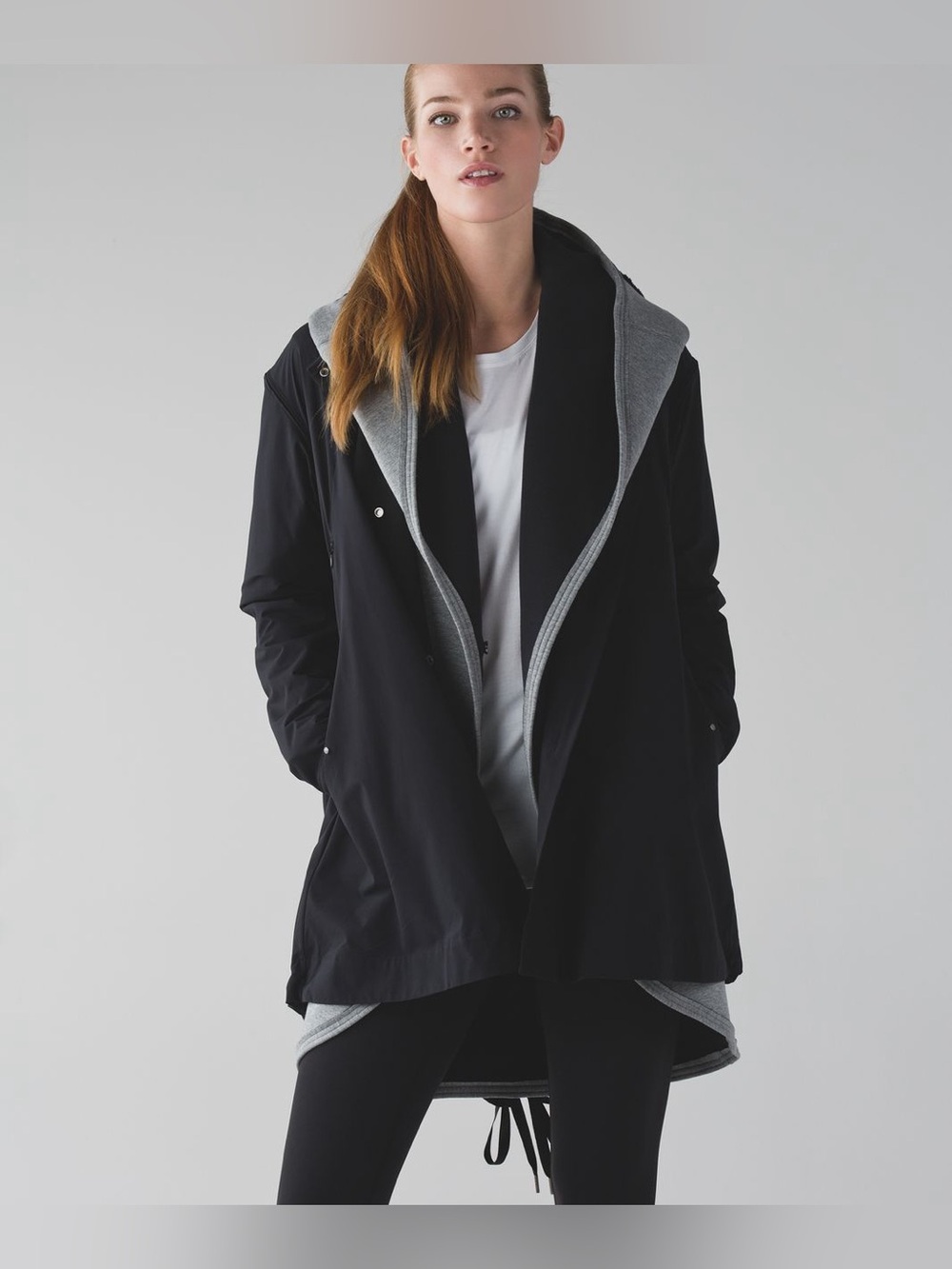 Lululemon & Go Swing Trench Black
